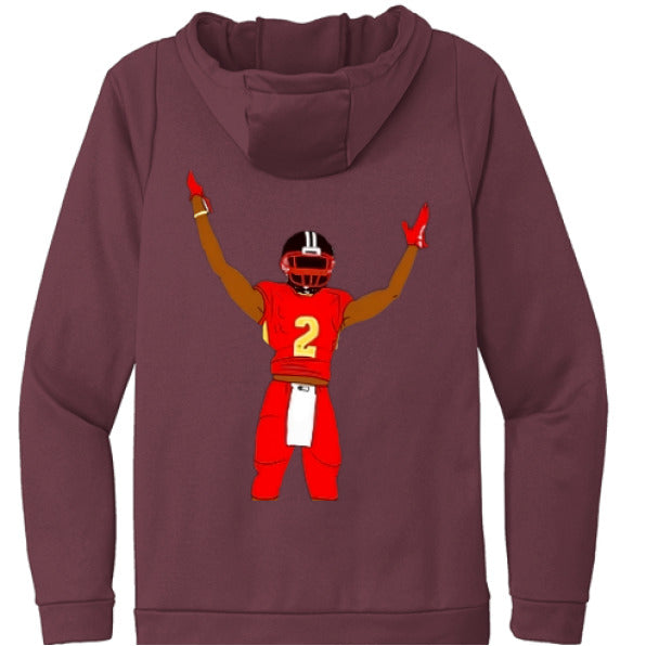 Team Dark Maroon - BACK